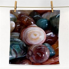 Rain Flower Stones Is A Special Type Of Stone Found In Nanjing, China Unique Yuhua Pebbles Consistin Face Towel by Sapixe