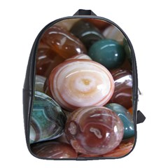 Rain Flower Stones Is A Special Type Of Stone Found In Nanjing, China Unique Yuhua Pebbles Consistin School Bag (large) by Sapixe