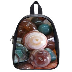 Rain Flower Stones Is A Special Type Of Stone Found In Nanjing, China Unique Yuhua Pebbles Consistin School Bag (small) by Sapixe