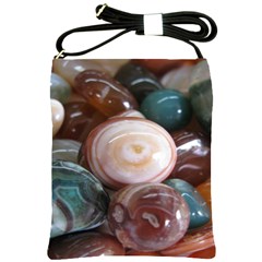 Rain Flower Stones Is A Special Type Of Stone Found In Nanjing, China Unique Yuhua Pebbles Consistin Shoulder Sling Bags by Sapixe