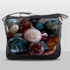 Rain Flower Stones Is A Special Type Of Stone Found In Nanjing, China Unique Yuhua Pebbles Consistin Messenger Bags by Sapixe