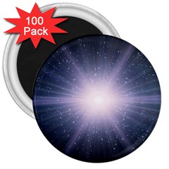 Real Photographs In Saturns Rings 3  Magnets (100 Pack) by Sapixe