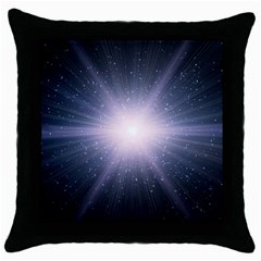 Real Photographs In Saturns Rings Throw Pillow Case (black) by Sapixe