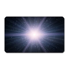 Real Photographs In Saturns Rings Magnet (rectangular) by Sapixe