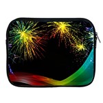 Rainbow Fireworks Celebration Colorful Abstract Apple iPad 2/3/4 Zipper Cases Front