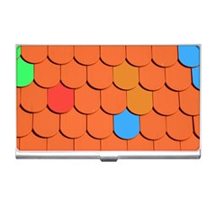 Roof Brick Colorful Red Roofing Business Card Holders by Sapixe