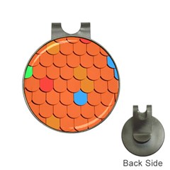 Roof Brick Colorful Red Roofing Hat Clips With Golf Markers by Sapixe