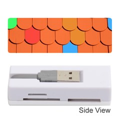 Roof Brick Colorful Red Roofing Memory Card Reader (stick)  by Sapixe