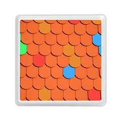 Roof Brick Colorful Red Roofing Memory Card Reader (square)  by Sapixe