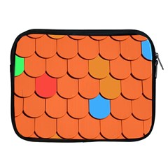 Roof Brick Colorful Red Roofing Apple Ipad 2/3/4 Zipper Cases by Sapixe