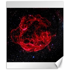 Red Nebulae Stella Canvas 8  X 10  by Sapixe