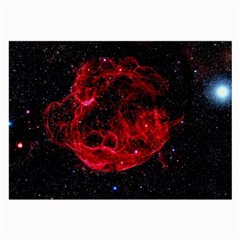 Red Nebulae Stella Large Glasses Cloth by Sapixe