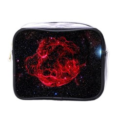 Red Nebulae Stella Mini Toiletries Bags by Sapixe