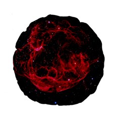 Red Nebulae Stella Standard 15  Premium Round Cushions by Sapixe