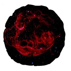 Red Nebulae Stella Large 18  Premium Round Cushions by Sapixe