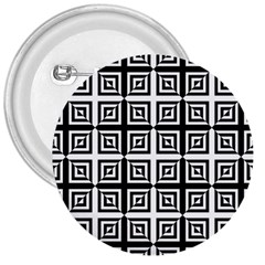 Seamless Pattern Background Black And White 3  Buttons by Sapixe