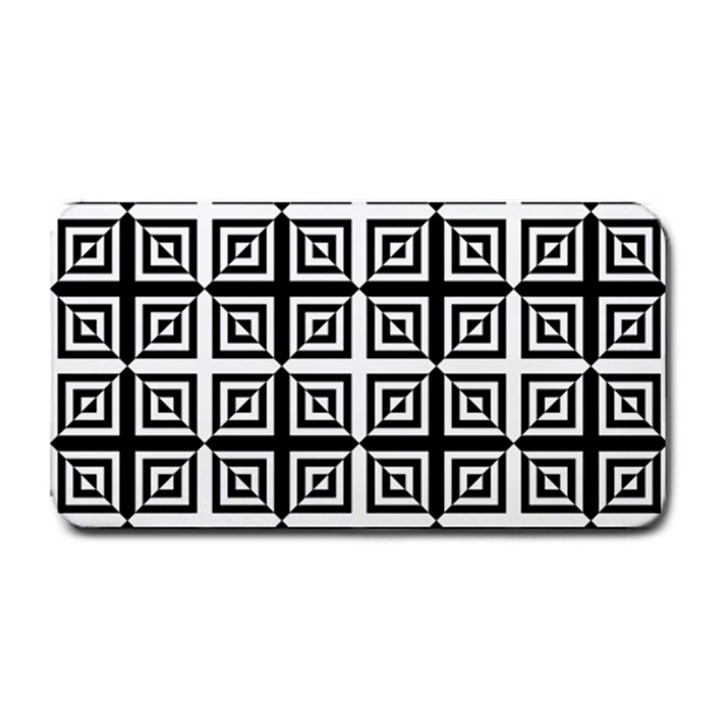 Seamless Pattern Background Black And White Medium Bar Mats