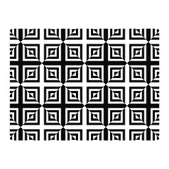 Seamless Pattern Background Black And White Double Sided Flano Blanket (mini)  by Sapixe