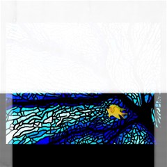 Sea Fans Diving Coral Stained Glass Rectangular Jigsaw Puzzl by Sapixe