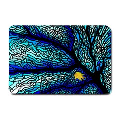 Sea Fans Diving Coral Stained Glass Small Doormat  by Sapixe