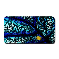 Sea Fans Diving Coral Stained Glass Medium Bar Mats by Sapixe