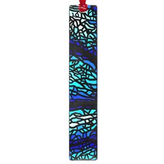 Sea Fans Diving Coral Stained Glass Large Book Marks by Sapixe