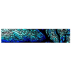 Sea Fans Diving Coral Stained Glass Small Flano Scarf by Sapixe