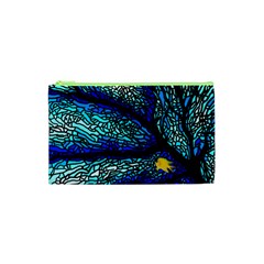 Sea Fans Diving Coral Stained Glass Cosmetic Bag (xs) by Sapixe