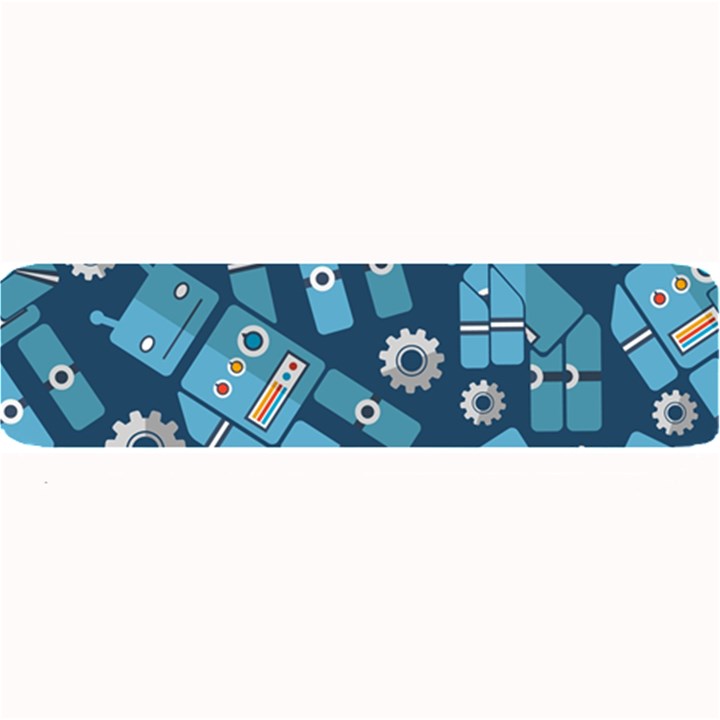 Seamless Pattern Robot Large Bar Mats