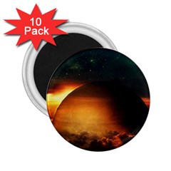 Saturn Rings Fantasy Art Digital 2 25  Magnets (10 Pack)  by Sapixe