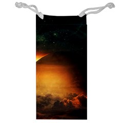 Saturn Rings Fantasy Art Digital Jewelry Bag by Sapixe