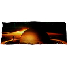 Saturn Rings Fantasy Art Digital Body Pillow Case (dakimakura) by Sapixe