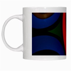 Simple Batik Patterns White Mugs by Sapixe