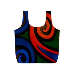 Simple Batik Patterns Full Print Recycle Bags (s)  by Sapixe