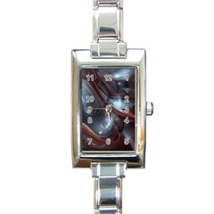 Shells Around Tubes Abstract Rectangle Italian Charm Watch