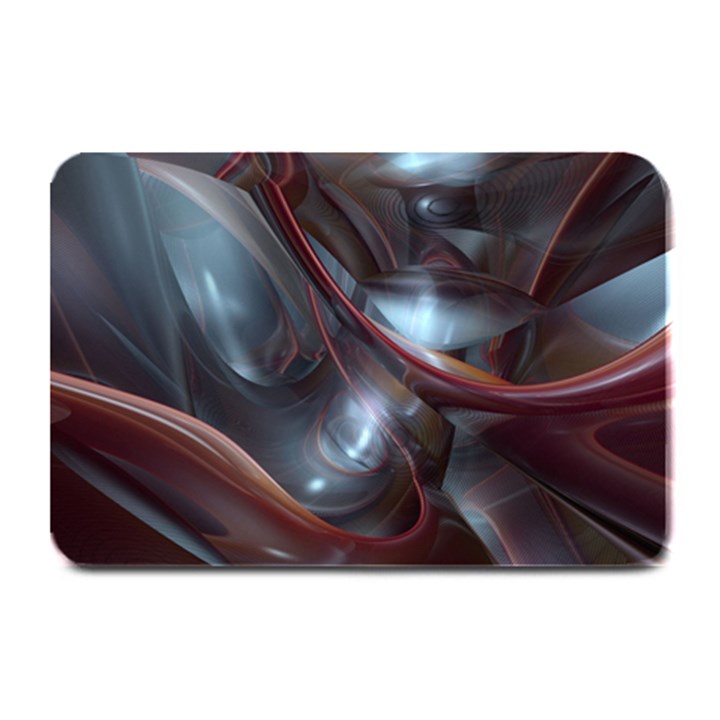 Shells Around Tubes Abstract Plate Mats