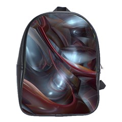 Shells Around Tubes Abstract School Bag (Large)