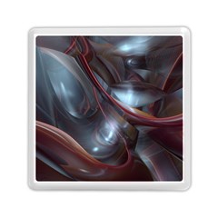 Shells Around Tubes Abstract Memory Card Reader (Square) 