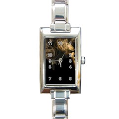 Smoke Fume Smolder Cigarette Air Rectangle Italian Charm Watch by Sapixe