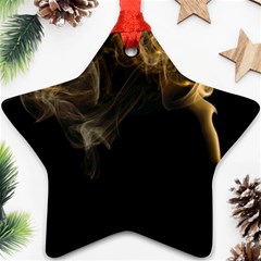 Smoke Fume Smolder Cigarette Air Ornament (star) by Sapixe