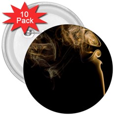 Smoke Fume Smolder Cigarette Air 3  Buttons (10 Pack)  by Sapixe