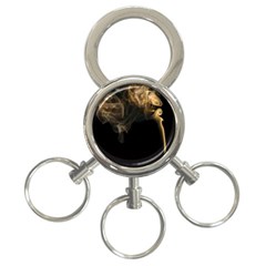 Smoke Fume Smolder Cigarette Air 3-ring Key Chains by Sapixe