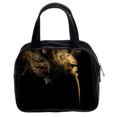 Smoke Fume Smolder Cigarette Air Classic Handbags (2 Sides) by Sapixe