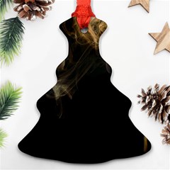 Smoke Fume Smolder Cigarette Air Christmas Tree Ornament (two Sides) by Sapixe