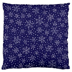 Snowflakes Pattern Standard Flano Cushion Case (two Sides) by Sapixe