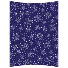 Snowflakes Pattern Back Support Cushion by Sapixe