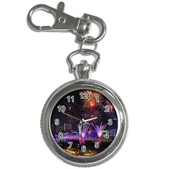 Singapore The Happy New Year Hotel Celebration Laser Light Fireworks Marina Bay Key Chain Watches by Sapixe