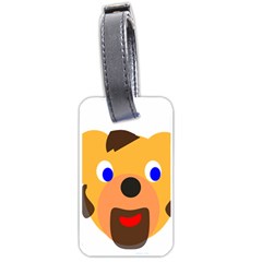 Solidarity Clipart Bear Head Teddy Bear Xmas Christmas Stuffed Animal Luggage Tags (one Side)  by Sapixe