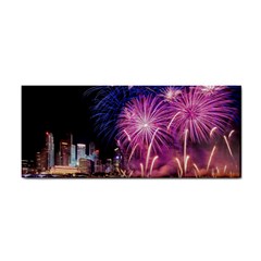 Singapore New Years Eve Holiday Fireworks City At Night Cosmetic Storage Cases by Sapixe