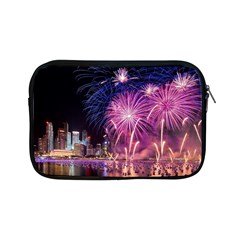 Singapore New Years Eve Holiday Fireworks City At Night Apple iPad Mini Zipper Cases